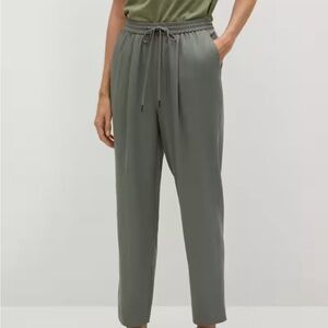 NWT MANGO Drawstring flowy pants, Women’s size Medium